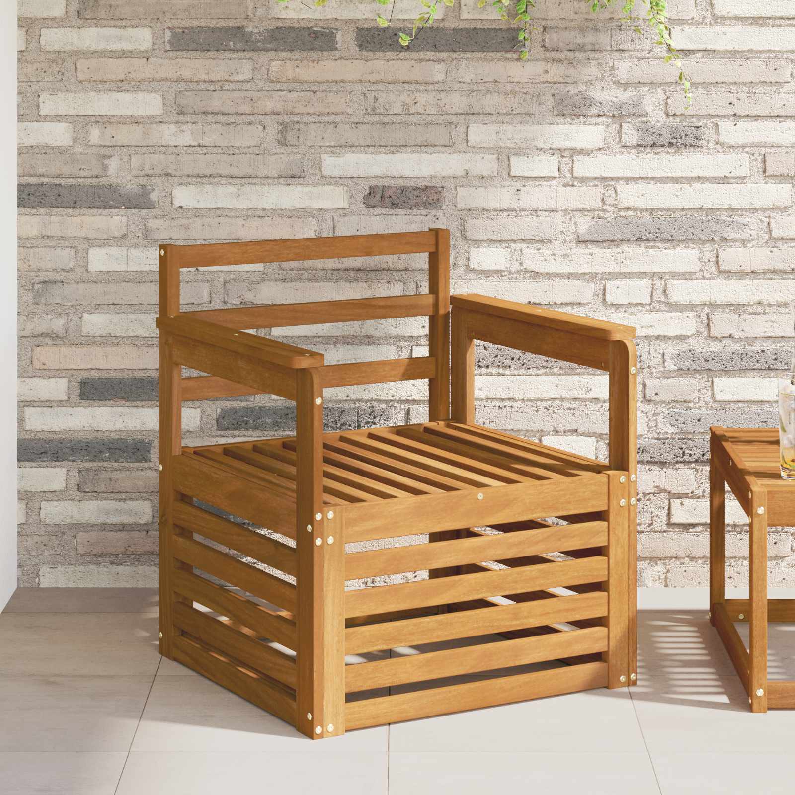 Σειρά Καναπέ Εξωτερικού Φυσικό 71 x 63 x 73 εκ. - Pakobazaar