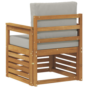 Σειρά Καναπέ Εξωτερικού με μαξιλάρι Φυσικό 71 x 63 x 73 εκ. - Pakobazaar