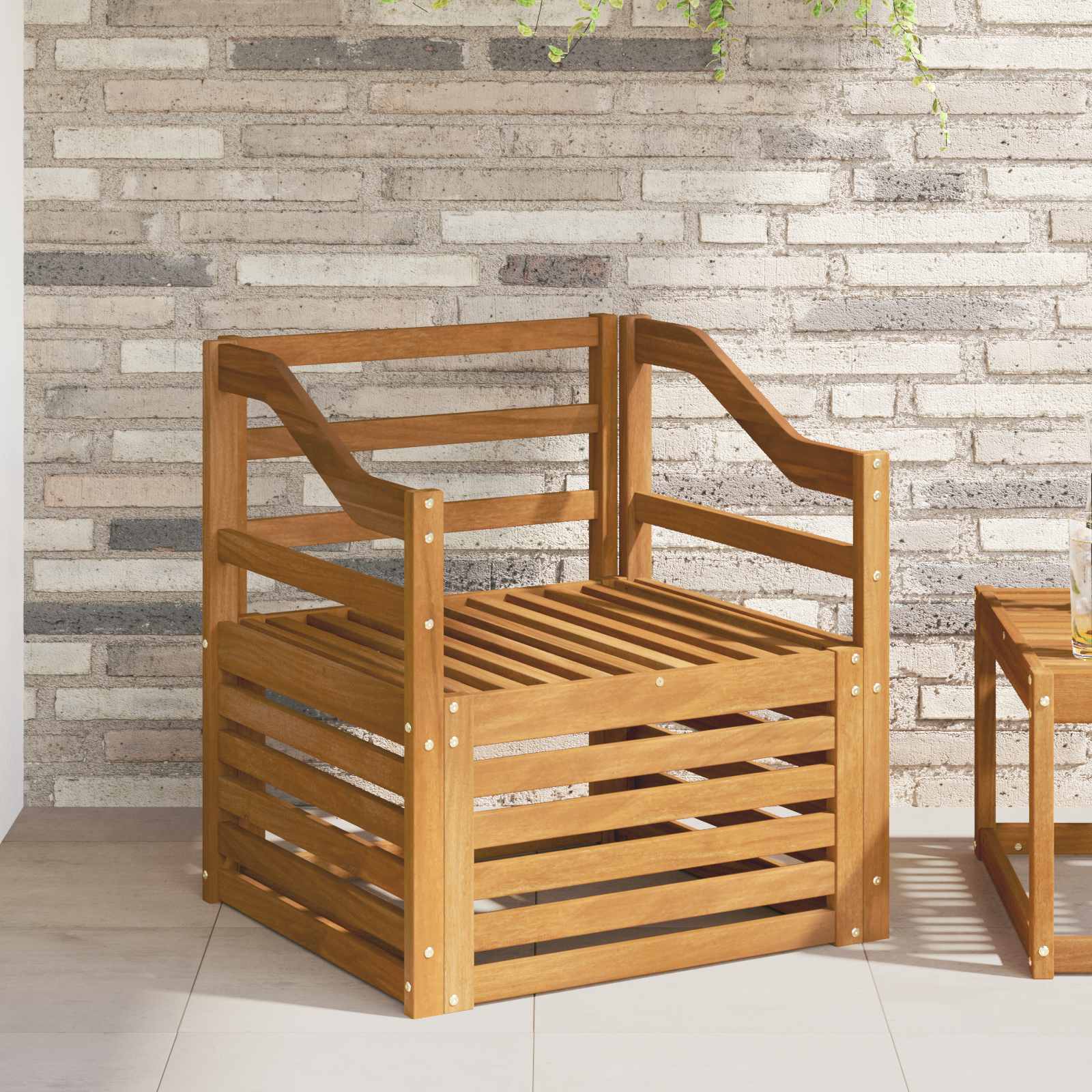 Σειρά Καναπέ Εξωτερικού Φυσικό 67 x 63 x 73 εκ. - Pakobazaar