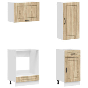 Μονάδα κουζίνας PORTO 8 pcs Sonoma Δρυς Επεξεργασμένο Ξύλο - Pakobazaar