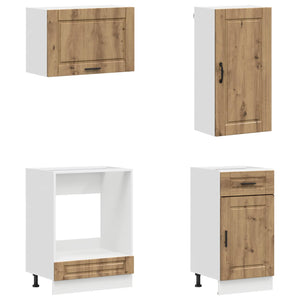 Μονάδα κουζίνας PORTO 8 pcs Artisan Δρυς Επεξεργασμένο Ξύλο - Pakobazaar