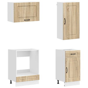 Μονάδα κουζίνας KALMAR 8 pcs Sonoma Δρυς Επεξεργασμένο Ξύλο - Pakobazaar
