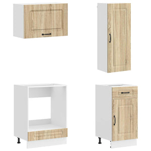 Μονάδα κουζίνας KALMAR 8 pcs Sonoma Δρυς Επεξεργασμένο Ξύλο - Pakobazaar