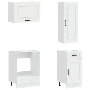 Μονάδα κουζίνας KALMAR 8 pcs Γυαλιστερό Λευκό - Pakobazaar
