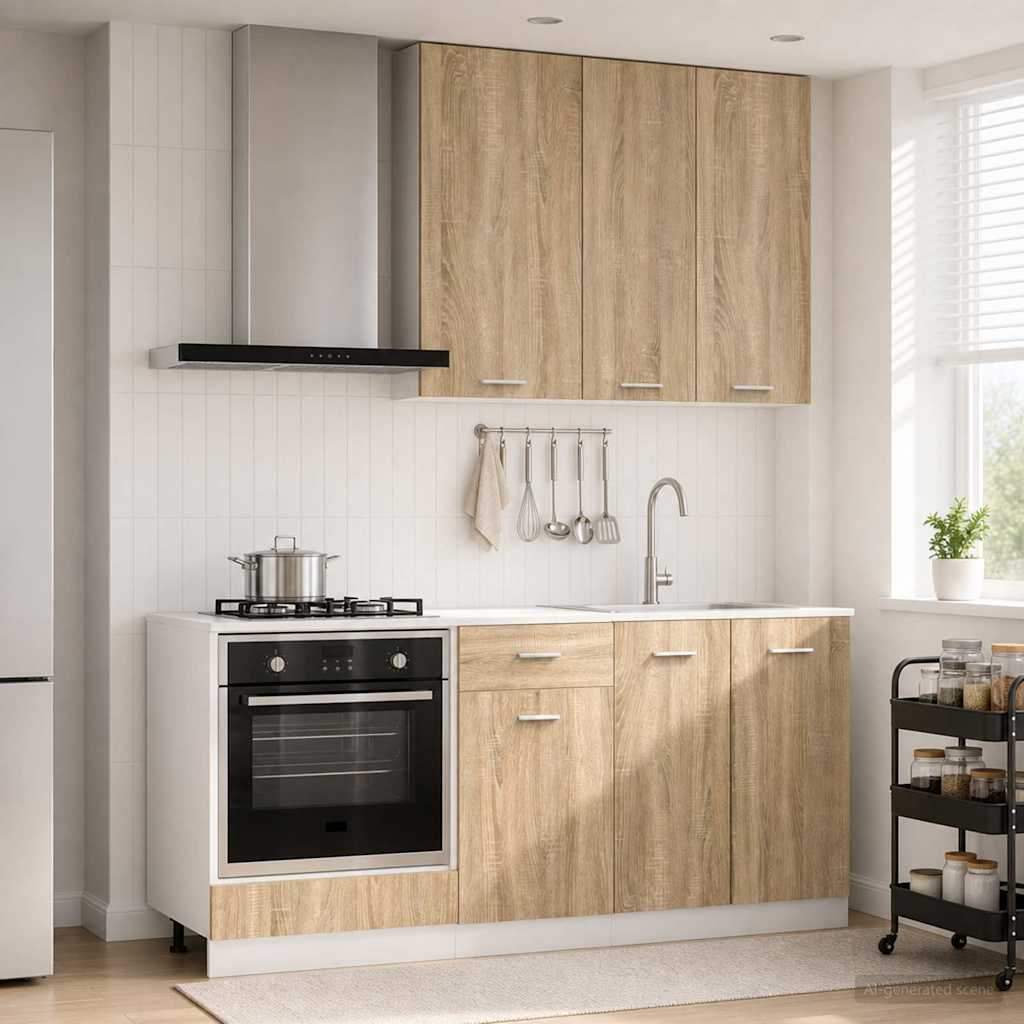 Μονάδα κουζίνας LYON 5 pcs Sonoma Δρυς Επεξεργασμένο Ξύλο