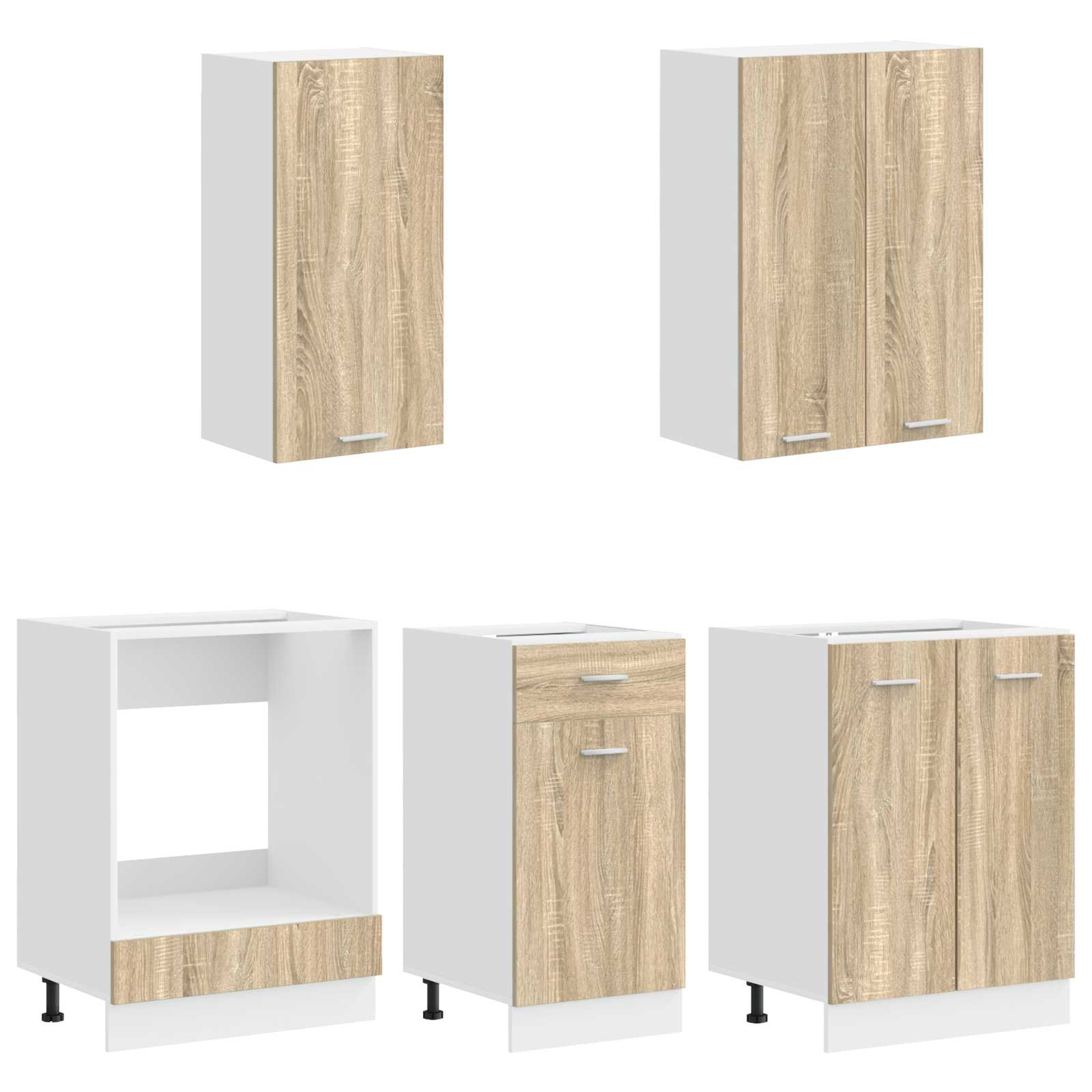 Μονάδα κουζίνας LYON 5 pcs Sonoma Δρυς Επεξεργασμένο Ξύλο