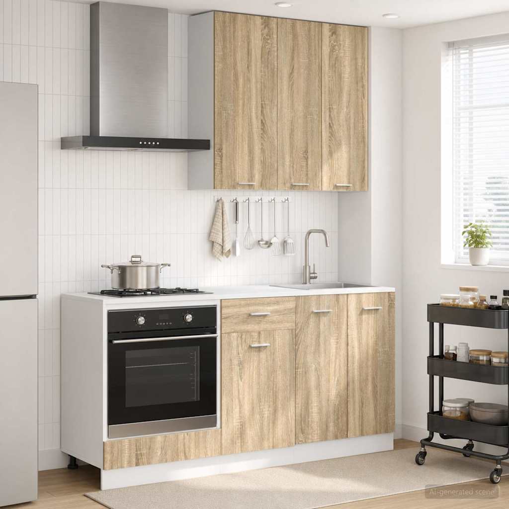Μονάδα κουζίνας LYON 5 pcs Sonoma Δρυς Επεξεργασμένο Ξύλο