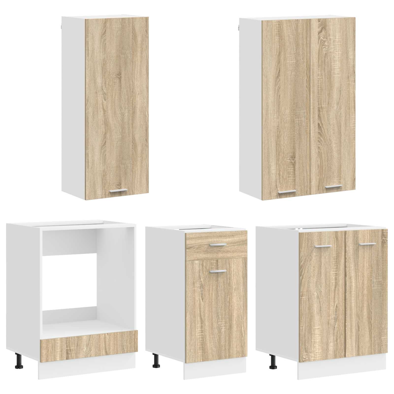 Μονάδα κουζίνας LYON 5 pcs Sonoma Δρυς Επεξεργασμένο Ξύλο