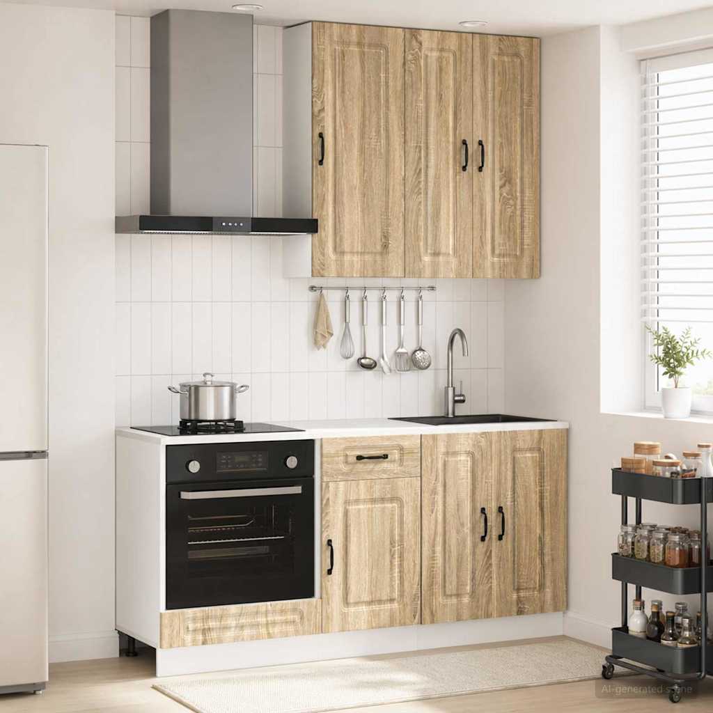 Μονάδα κουζίνας KALMAR 5 pcs Sonoma Δρυς Επεξεργασμένο Ξύλο - Pakobazaar