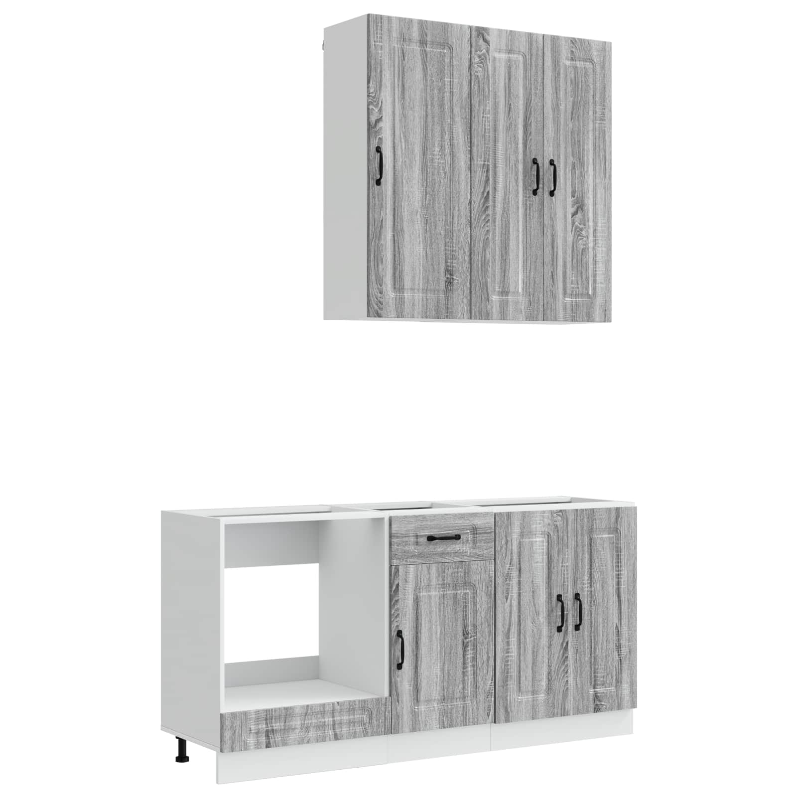 Μονάδα κουζίνας KALMAR 5 pcs Γκρι Sonoma Επεξεργασμένο Ξύλο - Pakobazaar