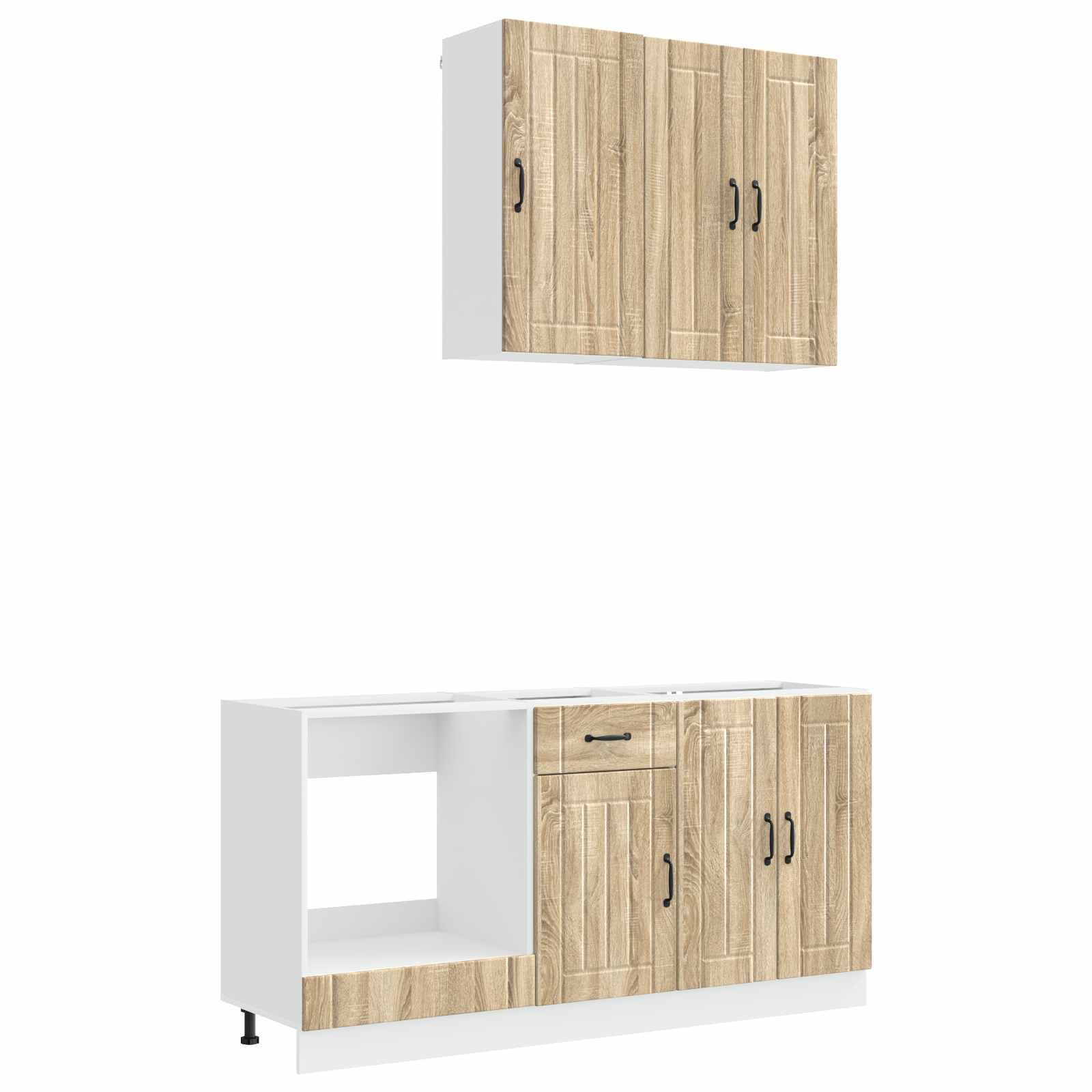 Μονάδα κουζίνας LUCCA 5 pcs Sonoma Δρυς Επεξεργασμένο Ξύλο - Pakobazaar