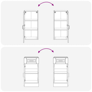 Μονάδα κουζίνας PORTO 5 pcs Καπνισμένο Ξύλο Δρυός - Pakobazaar