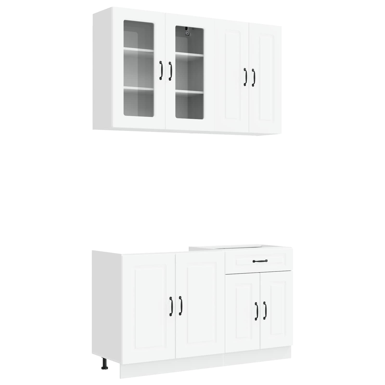 Μονάδα κουζίνας KALMAR 4 pcs Λευκό Επεξεργασμένο Ξύλο