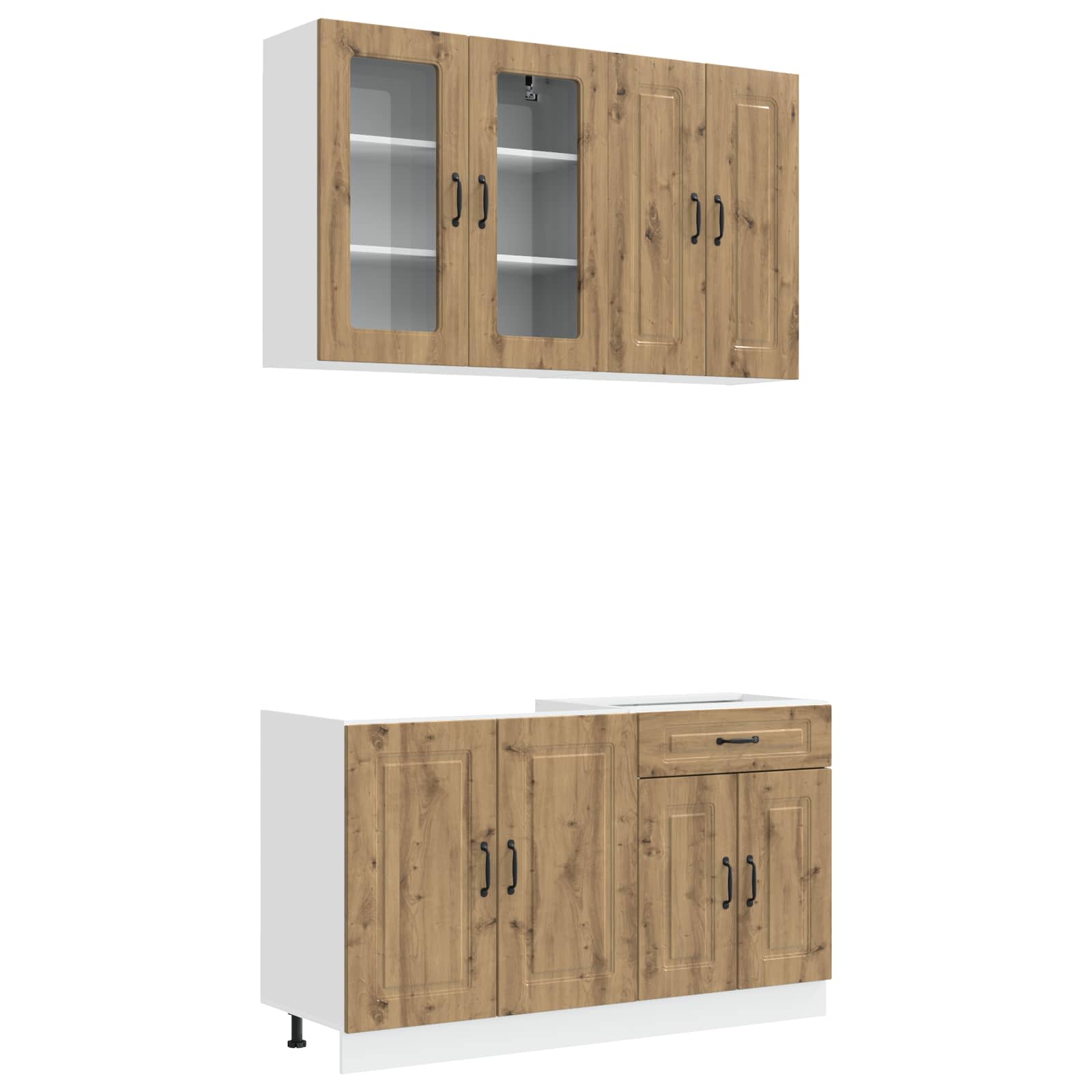 Μονάδα κουζίνας KALMAR 4 pcs Artisan Δρυς Επεξεργασμένο Ξύλο