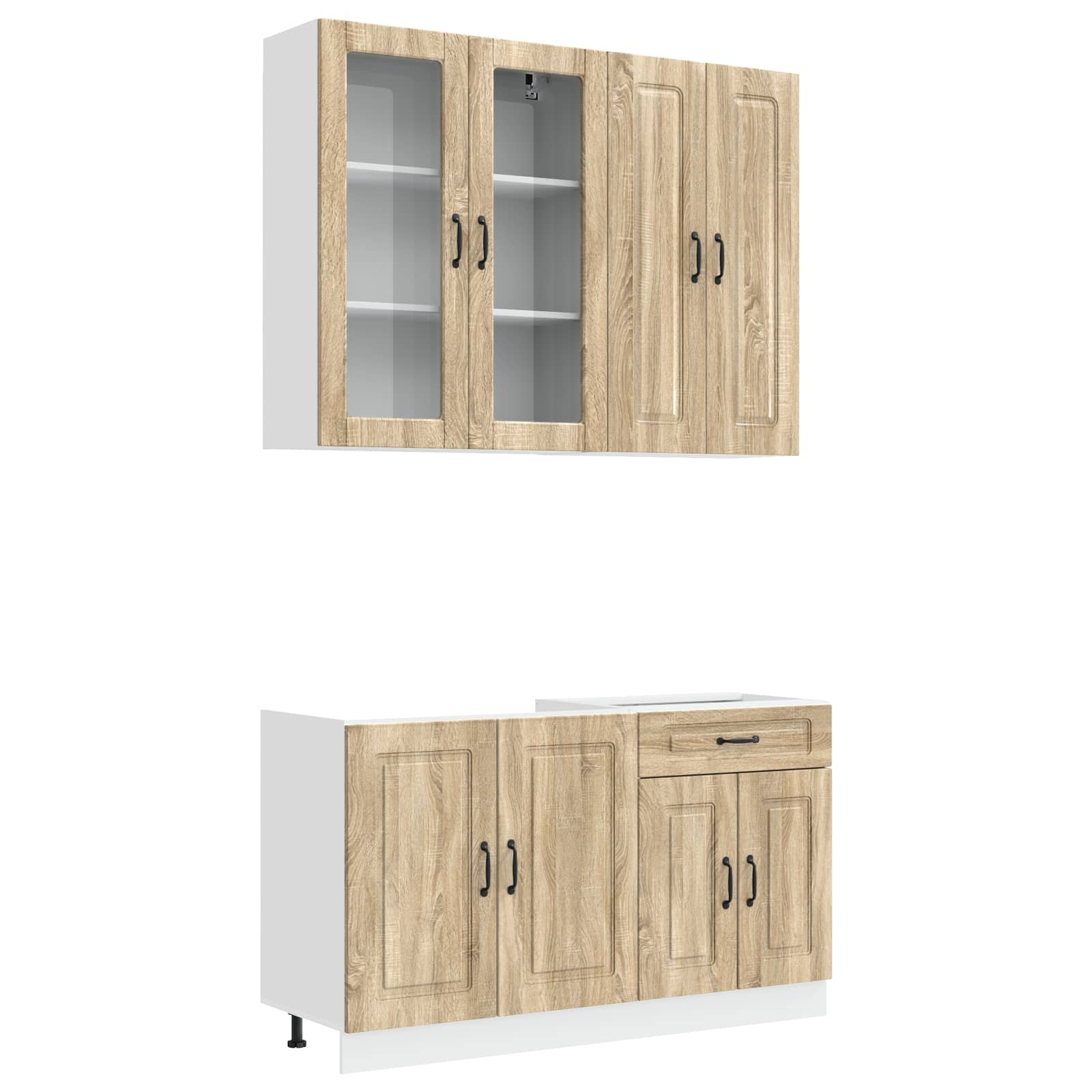 Μονάδα κουζίνας KALMAR 4 pcs Sonoma Δρυς Επεξεργασμένο Ξύλο - Pakobazaar