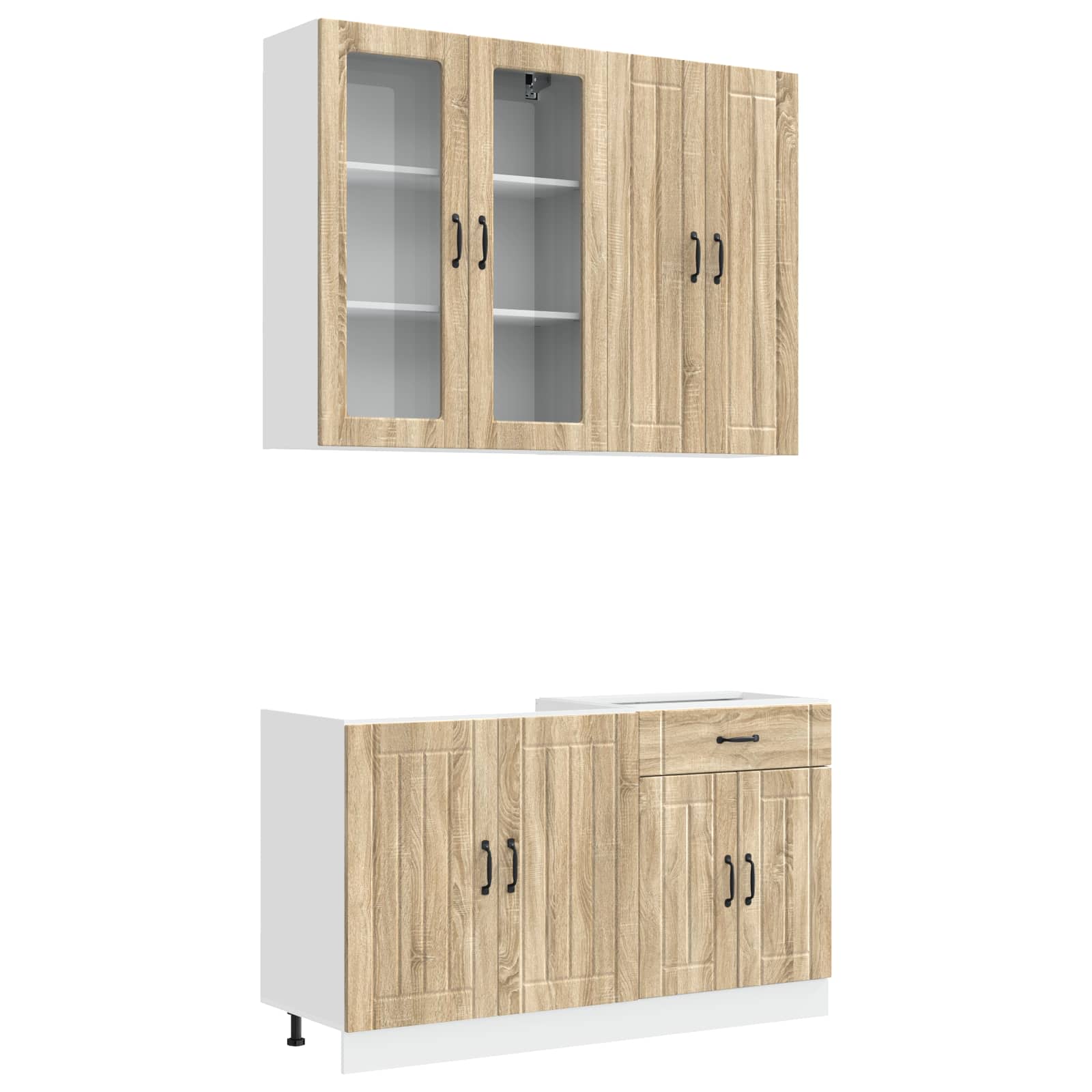 Μονάδα κουζίνας LUCCA 4 pcs Sonoma Δρυς Επεξεργασμένο Ξύλο
