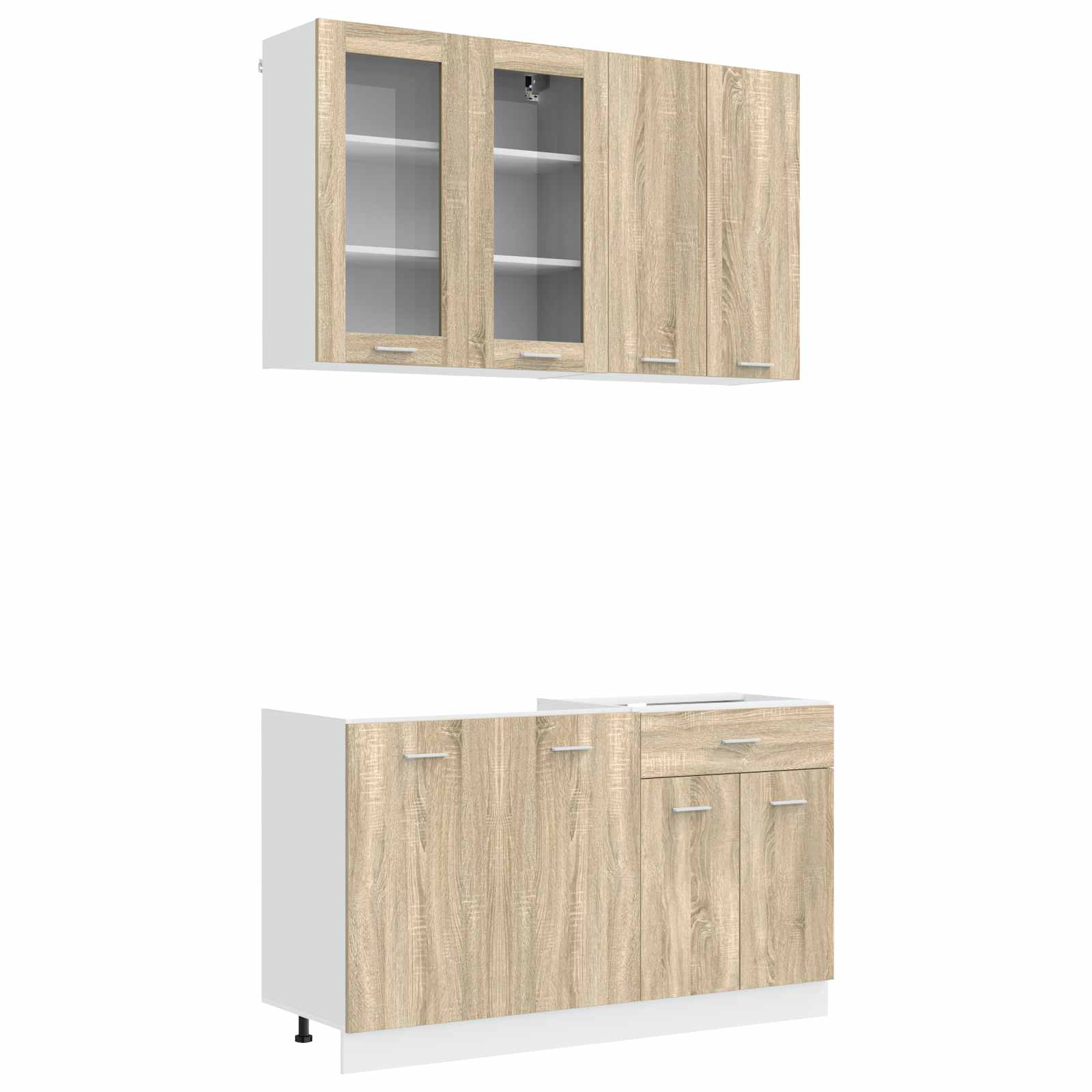 Μονάδα κουζίνας LYON 4 pcs Sonoma Δρυς Επεξεργασμένο Ξύλο - Pakobazaar
