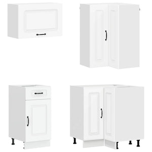 Μονάδα κουζίνας KALMAR 8 pcs Λευκό Επεξεργασμένο Ξύλο - Pakobazaar