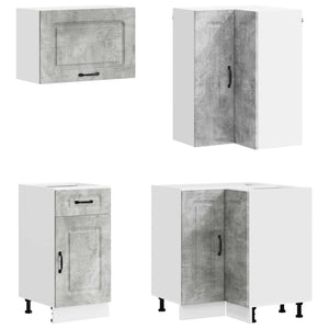 Μονάδα κουζίνας KALMAR 8 pcs Γκρι Σκυροδέματος - Pakobazaar