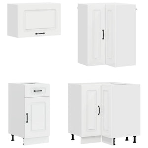 Μονάδα κουζίνας KALMAR 8 pcs Γυαλιστερό Λευκό - Pakobazaar
