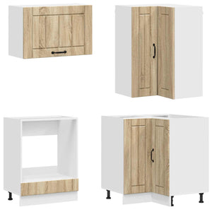 Μονάδα κουζίνας LUCCA 8 pcs Sonoma Δρυς Επεξεργασμένο Ξύλο - Pakobazaar