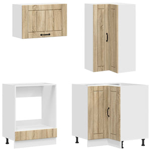 Μονάδα κουζίνας LUCCA 8 pcs Sonoma Δρυς Επεξεργασμένο Ξύλο - Pakobazaar