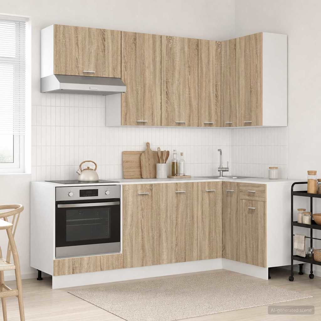 Μονάδα κουζίνας LYON 8 pcs Sonoma Δρυς Επεξεργασμένο Ξύλο