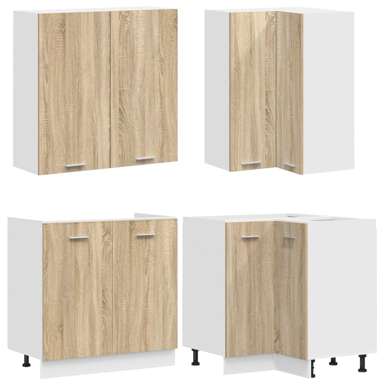 Μονάδα κουζίνας LYON 8 pcs Sonoma Δρυς Επεξεργασμένο Ξύλο