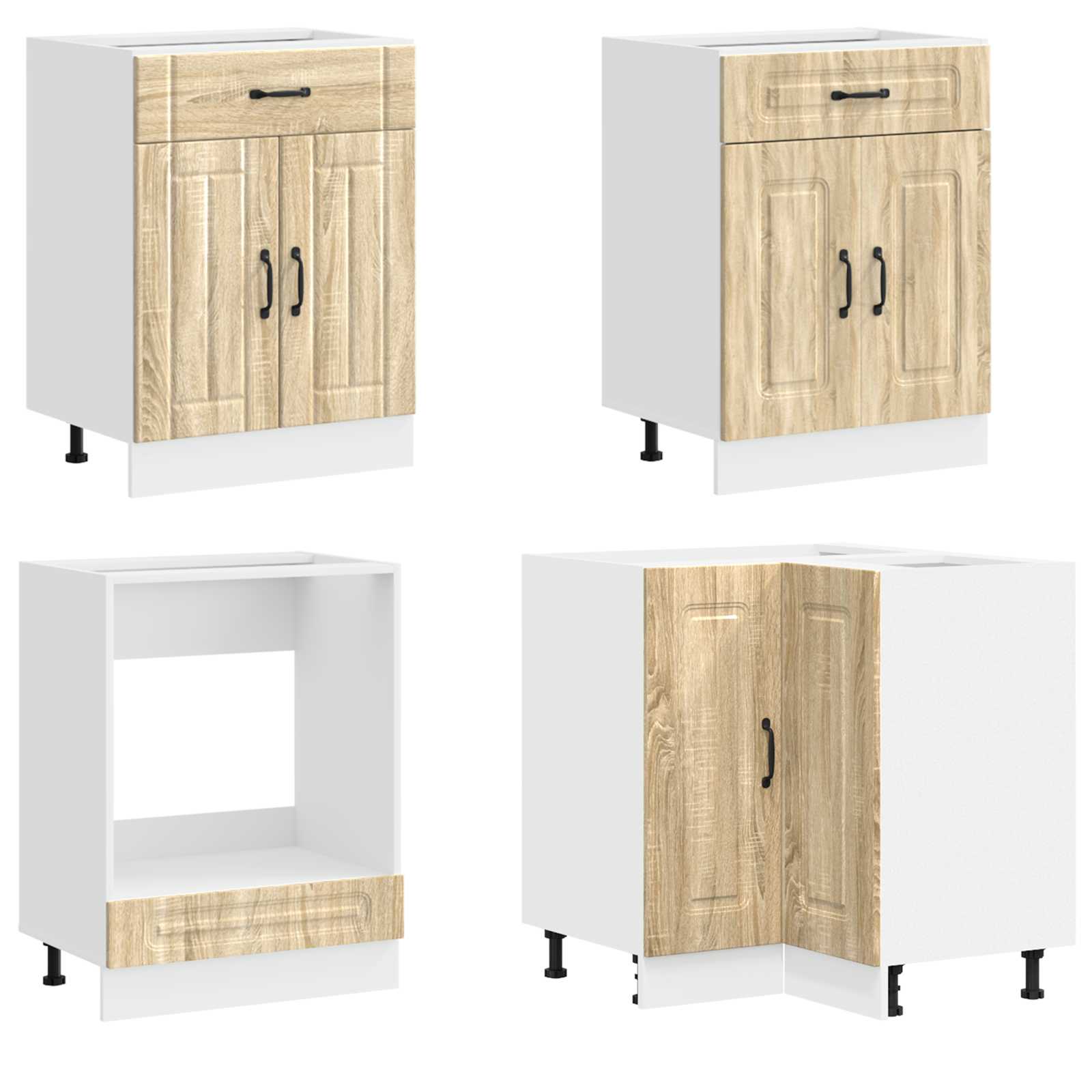 Μονάδα κουζίνας KALMAR 8 pcs Sonoma Δρυς Επεξεργασμένο Ξύλο - Pakobazaar