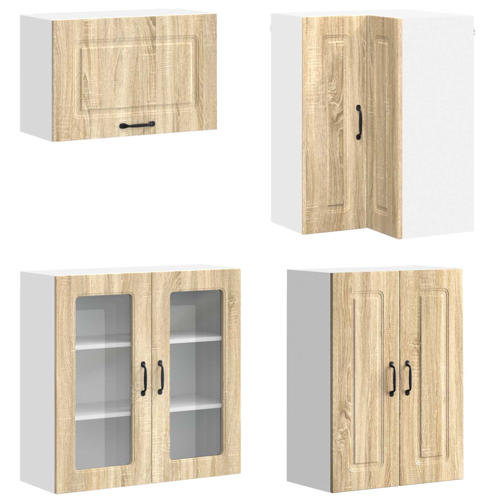 Μονάδα κουζίνας KALMAR 8 pcs Sonoma Δρυς Επεξεργασμένο Ξύλο - Pakobazaar