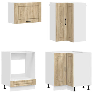 Μονάδα κουζίνας PORTO 8 pcs Sonoma Δρυς Επεξεργασμένο Ξύλο - Pakobazaar