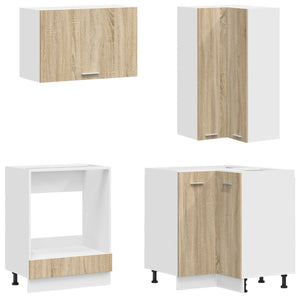 Μονάδα κουζίνας LYON 8 pcs Sonoma Δρυς Επεξεργασμένο Ξύλο - Pakobazaar
