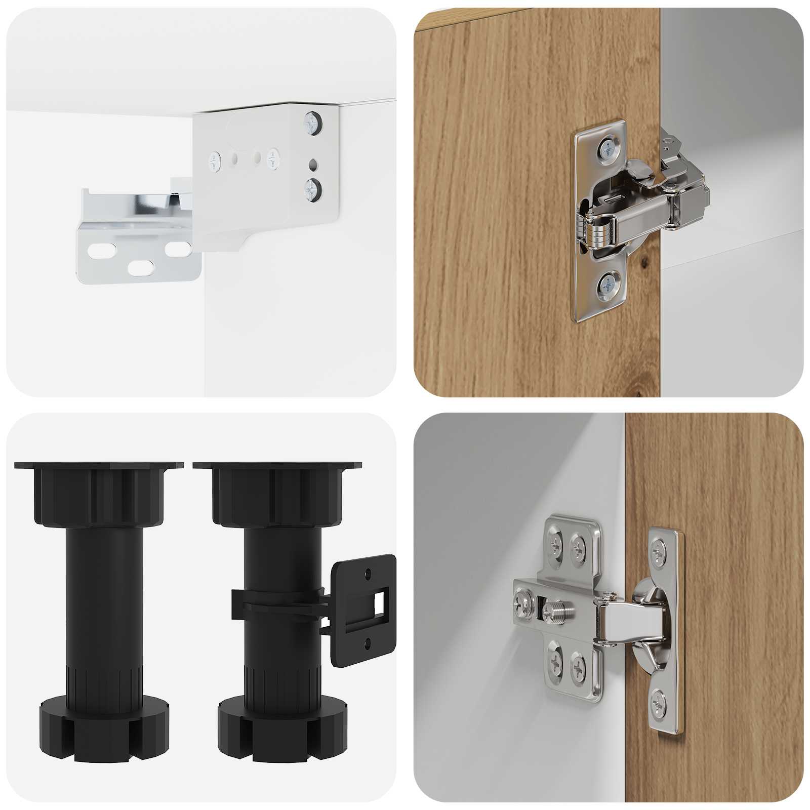 Μονάδα κουζίνας LYON 8 pcs Artisan Δρυς Επεξεργασμένο Ξύλο - Pakobazaar