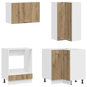 Μονάδα κουζίνας LYON 8 pcs Artisan Δρυς Επεξεργασμένο Ξύλο - Pakobazaar