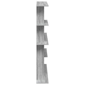 Καθρέφτης Ραφιών Τοίχου Γκρι 102 x 20 x 130 εκ. - Pakobazaar