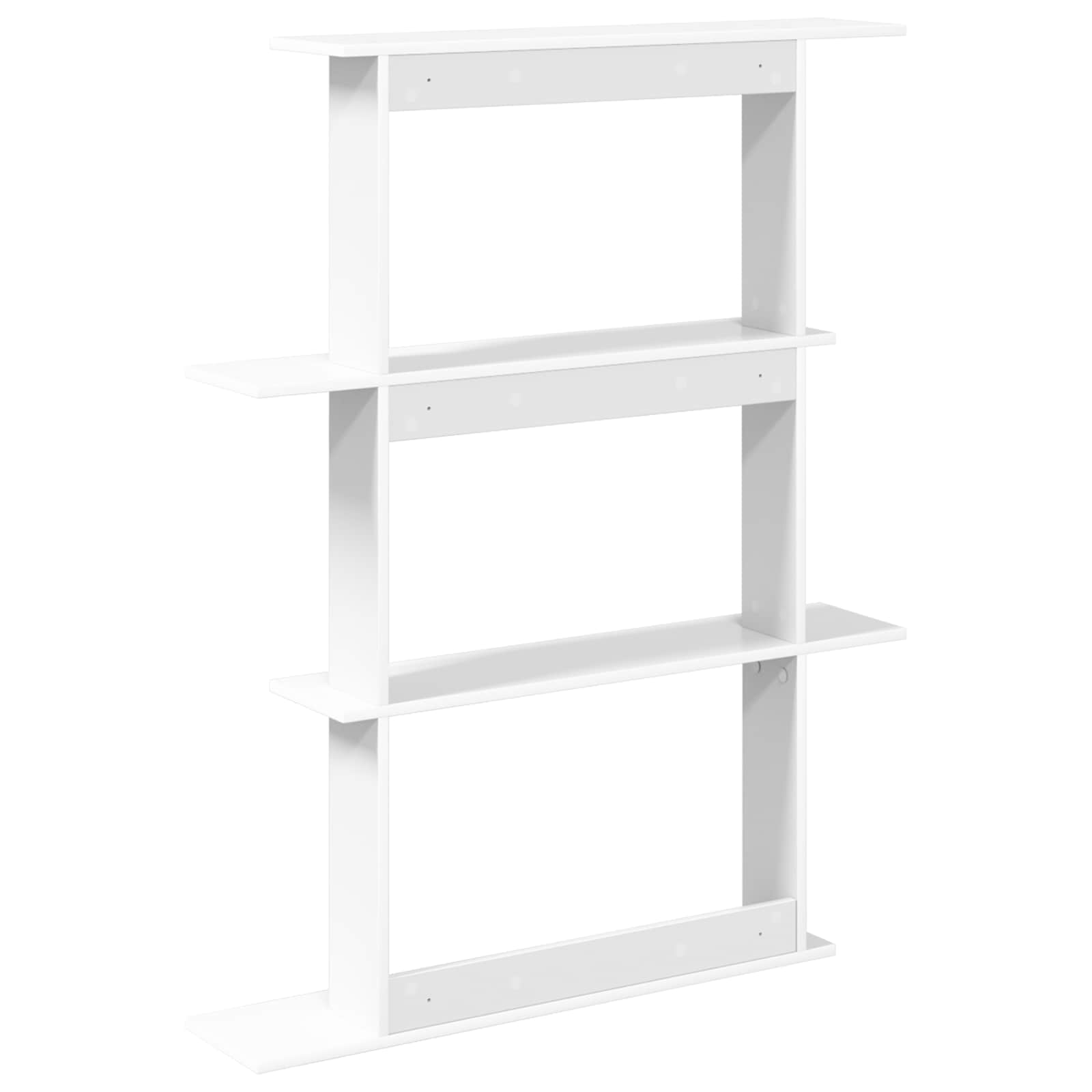 Καθρέφτης Ραφιών Τοίχου Λευκό 100 x 20 x 126 εκ. - Pakobazaar