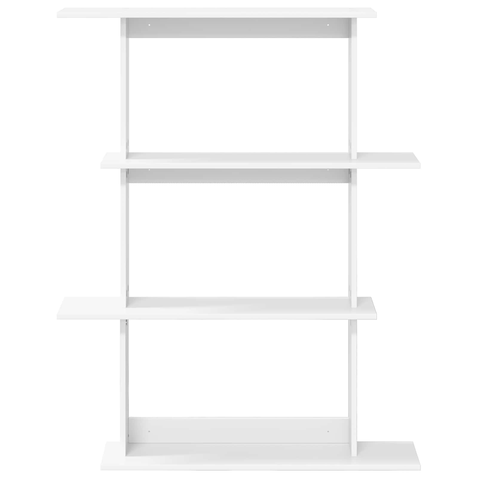 Καθρέφτης Ραφιών Τοίχου Λευκό 100 x 20 x 126 εκ. - Pakobazaar