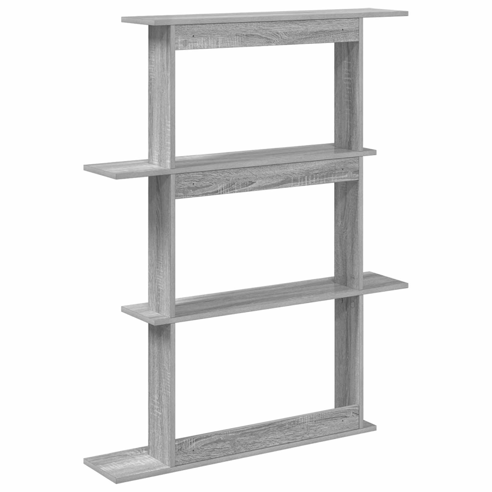Καθρέφτης Ραφιών Τοίχου Γκρι 100 x 20 x 126 εκ. - Pakobazaar