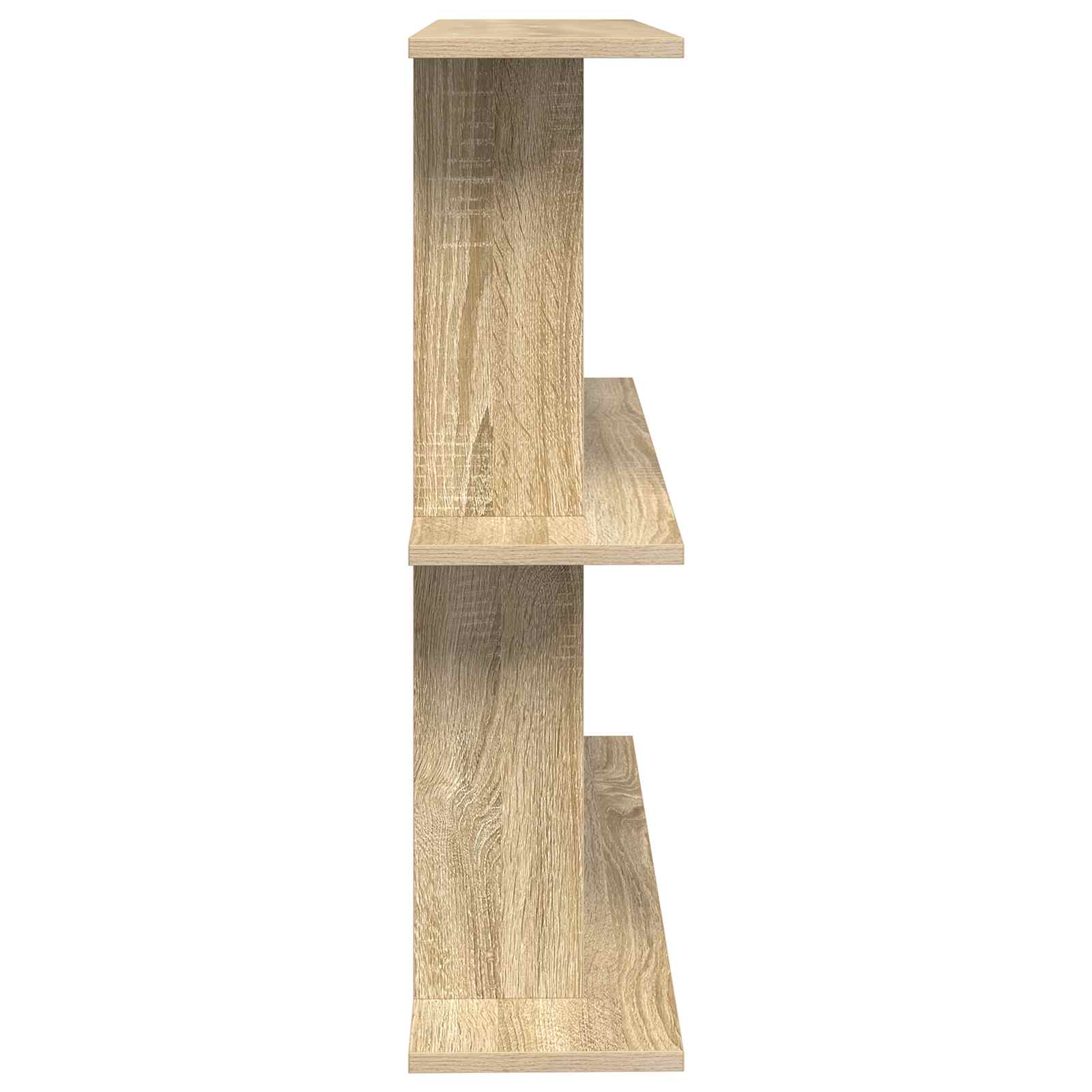 Ράφι Τοίχου Επιτοίχιο Καφέ 80 x 20 x 75 εκ Επεξεργασμένο Ξύλο - Pakobazaar