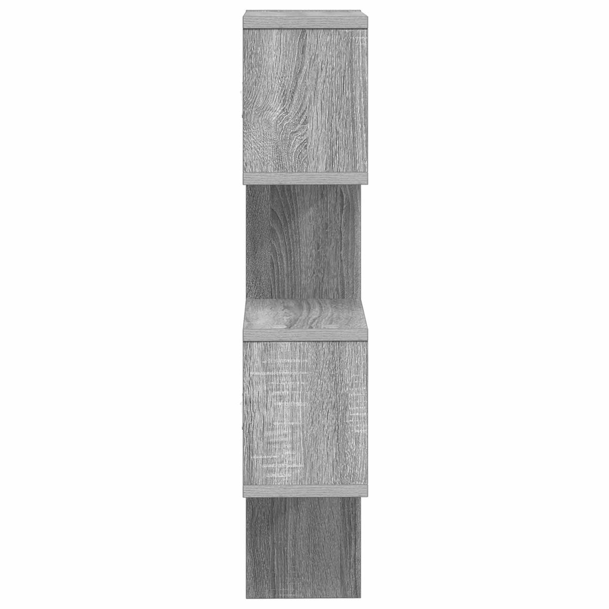 Ράφι Τοίχου Επιτοίχιο Γκρι Sonoma 39 x 15 x 76 εκ
