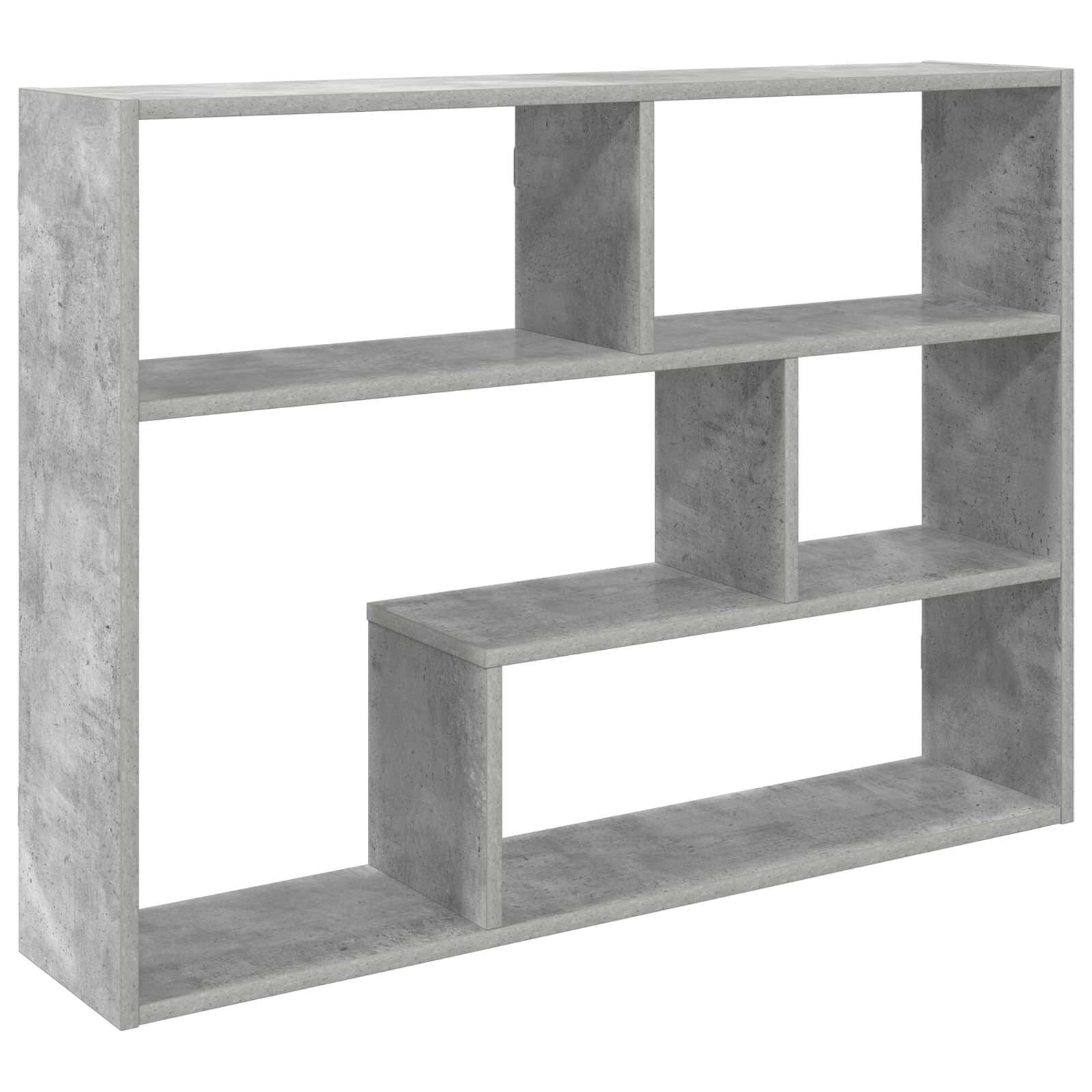 Ράφι Τοίχου Επιτοίχιο Γκρι 95 x 20 x 69,5 εκ. - Pakobazaar
