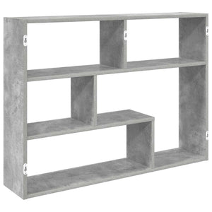 Ράφι Τοίχου Επιτοίχιο Γκρι 95 x 20 x 69,5 εκ. - Pakobazaar