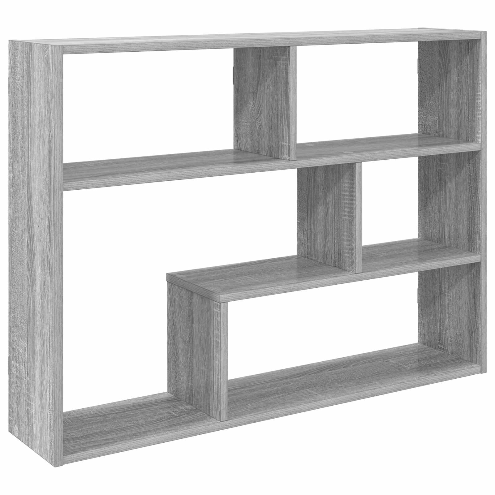 Ράφι Τοίχου Επιτοίχιο Γκρι 95 x 20 x 69,5 εκ. - Pakobazaar