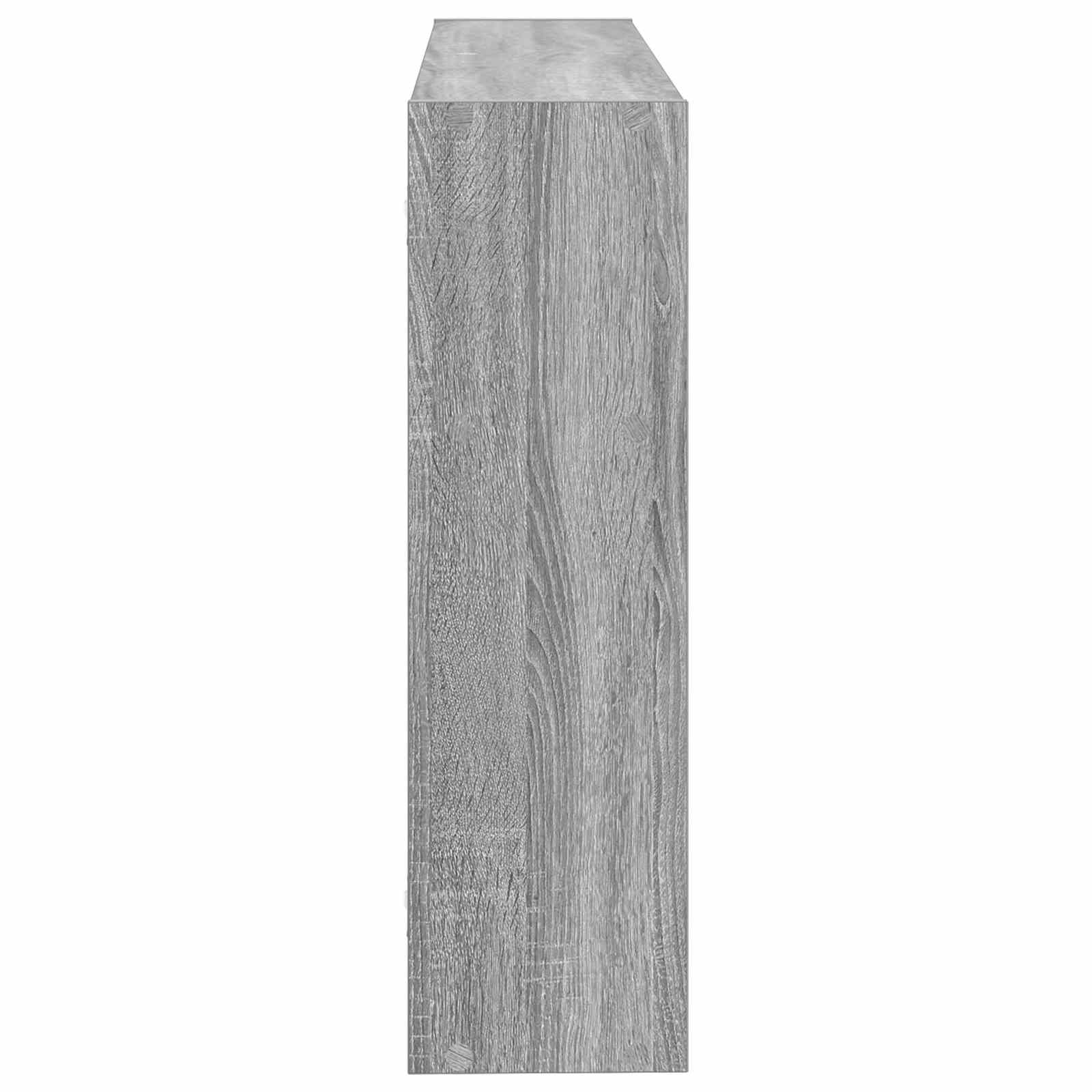 Ράφι Τοίχου Επιτοίχιο Γκρι 95 x 20 x 69,5 εκ. - Pakobazaar