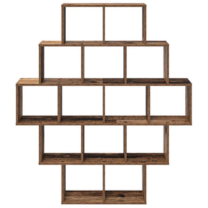 Ράφι Τοίχου Παλαιωμένο ξύλο 120 x 20 x 136 εκ - Pakobazaar