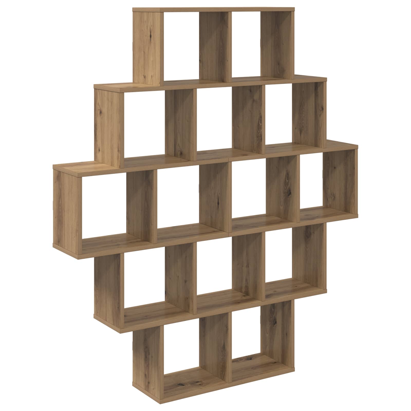 Ράφι Τοίχου Artisan Δρυς 120 x 20 x 136 εκ Επεξεργασμένο Ξύλο