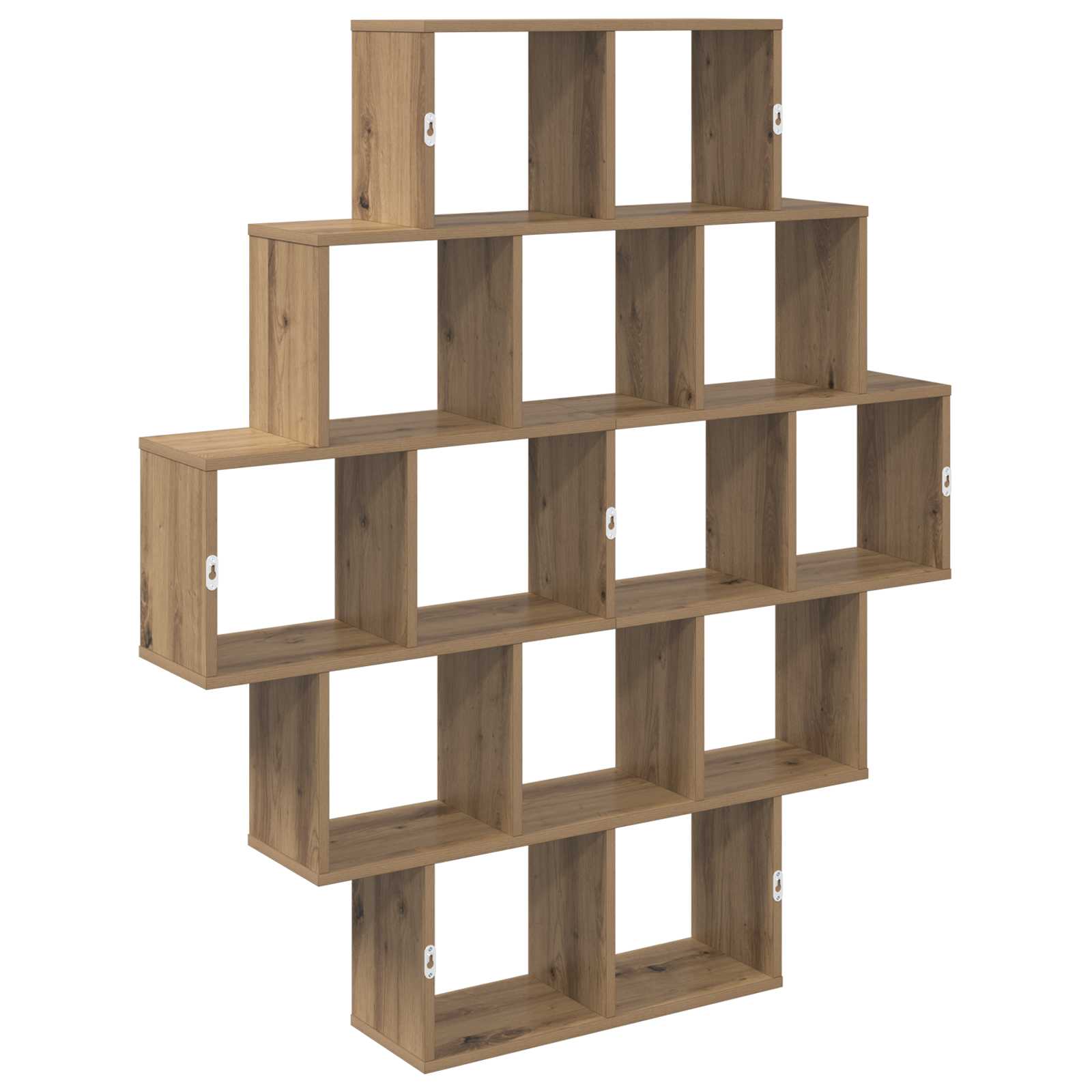 Ράφι Τοίχου Artisan Δρυς 120 x 20 x 136 εκ Επεξεργασμένο Ξύλο
