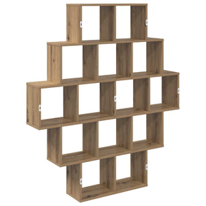 Ράφι Τοίχου Artisan Δρυς 120 x 20 x 136 εκ Επεξεργασμένο Ξύλο - Pakobazaar