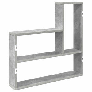 Ράφι Τοίχου Γκρι Σκυροδέματος 60 x 11 x 60 εκ. - Pakobazaar