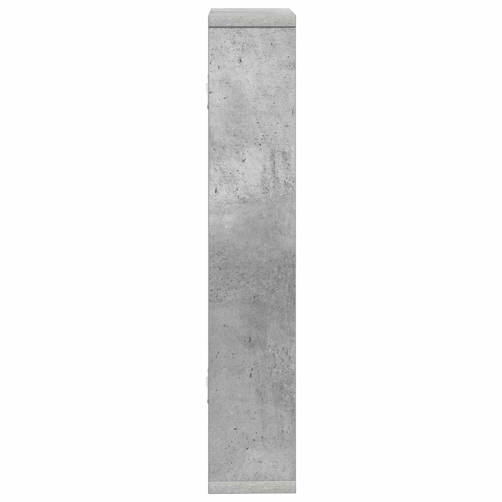 Ράφι Τοίχου Γκρι Σκυροδέματος 60 x 11 x 60 εκ.